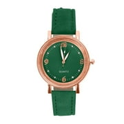 HBFAGFB Watches for Women Versatile Stainless Steel Band Quartz Analog Women's Wrist Watches Green